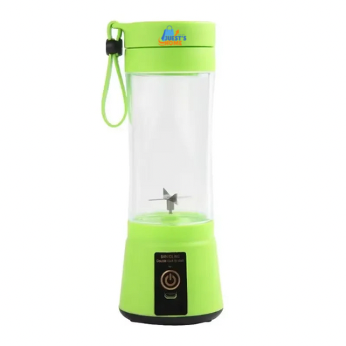 Batidora portátil USB recargable – 6 cuchillas de acero inoxidable, 380 ml