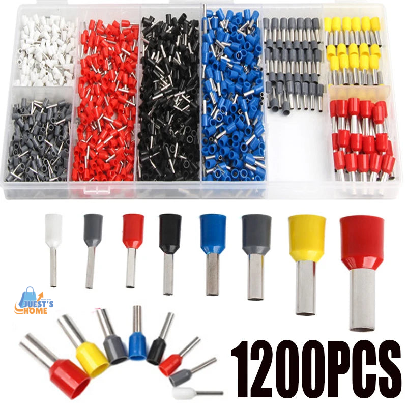 Kit de Terminales Férula + Crimpadora Ajustable – 400 o 2340 piezas