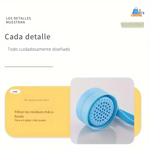 Batidora portátil USB recargable – 6 cuchillas de acero inoxidable, 380 ml