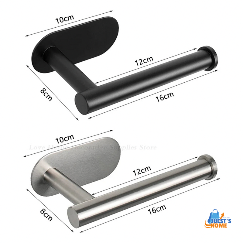 Soporte Adhesivo para Papel Higiénico – Acero Inoxidable sin Taladros