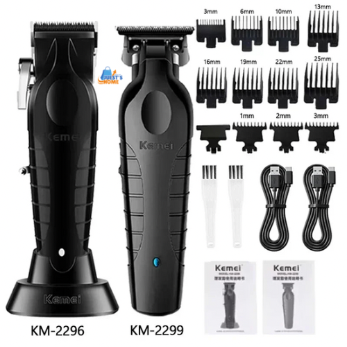 Kemei Kit de Cortapelos Profesional – Modelos KM-2296 / KM-2299 / KM-1102