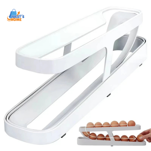 Organizador de huevos para nevera – Dispensador automático