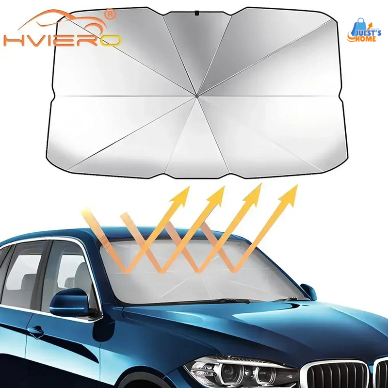Parasol multifuncional y plegable para coche