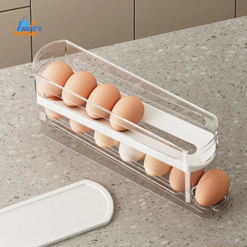 Organizador de huevos para nevera – Dispensador automático