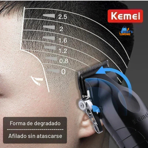 Kemei Kit de Cortapelos Profesional – Modelos KM-2296 / KM-2299 / KM-1102