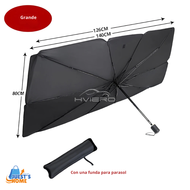 Parasol multifuncional y plegable para coche