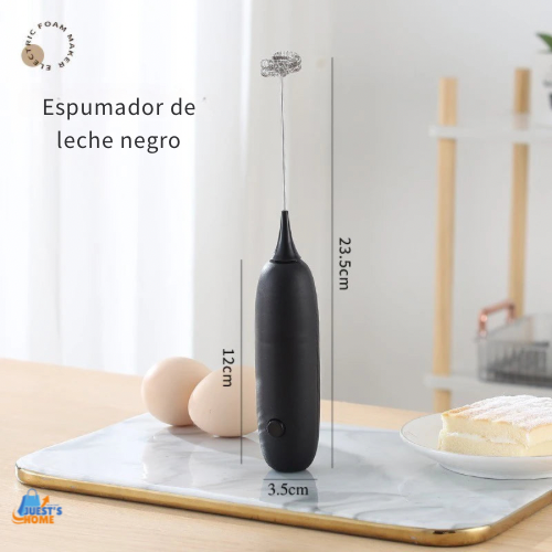 Batidor espumador eléctrico portátil – Ideal para café, leche y repostería