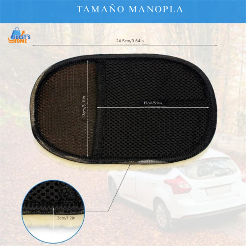 Guante esponja de microfibra para limpieza de coche y hogar – Pack de 3/10 unidades