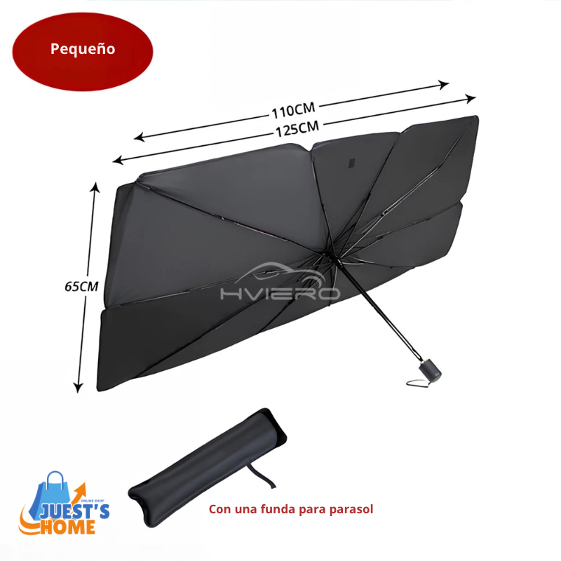 Parasol multifuncional y plegable para coche