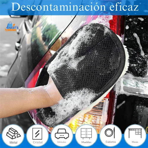 Guante esponja de microfibra para limpieza de coche y hogar – Pack de 3/10 unidades