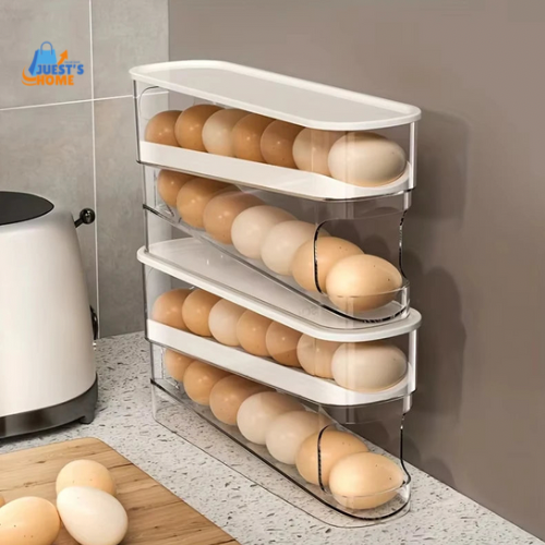 Organizador de huevos para nevera – Dispensador automático