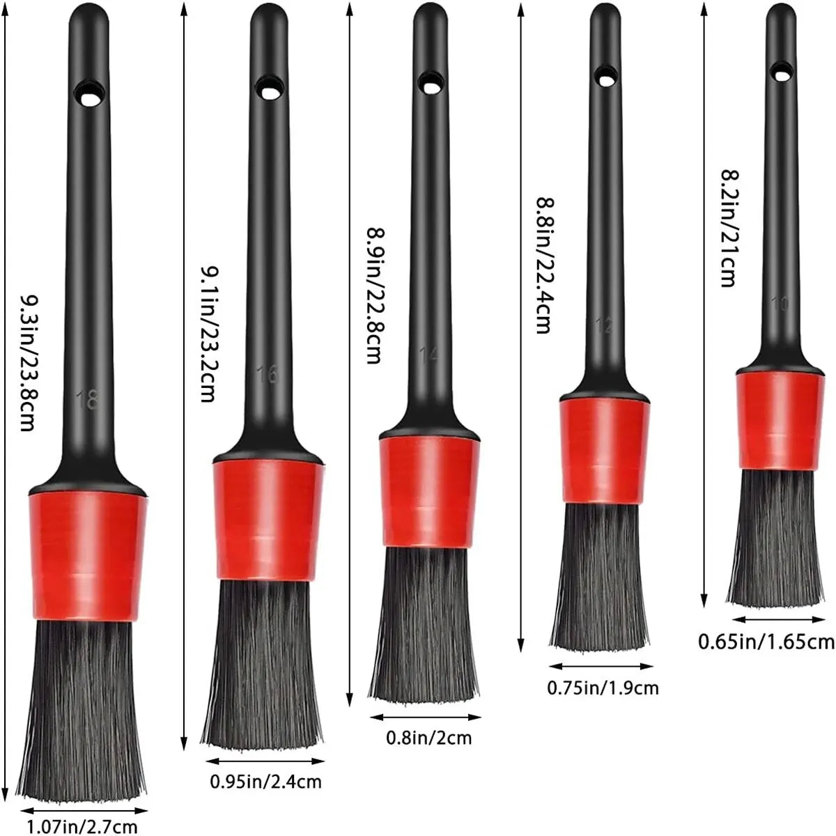 Kit de 5 cepillos de limpieza