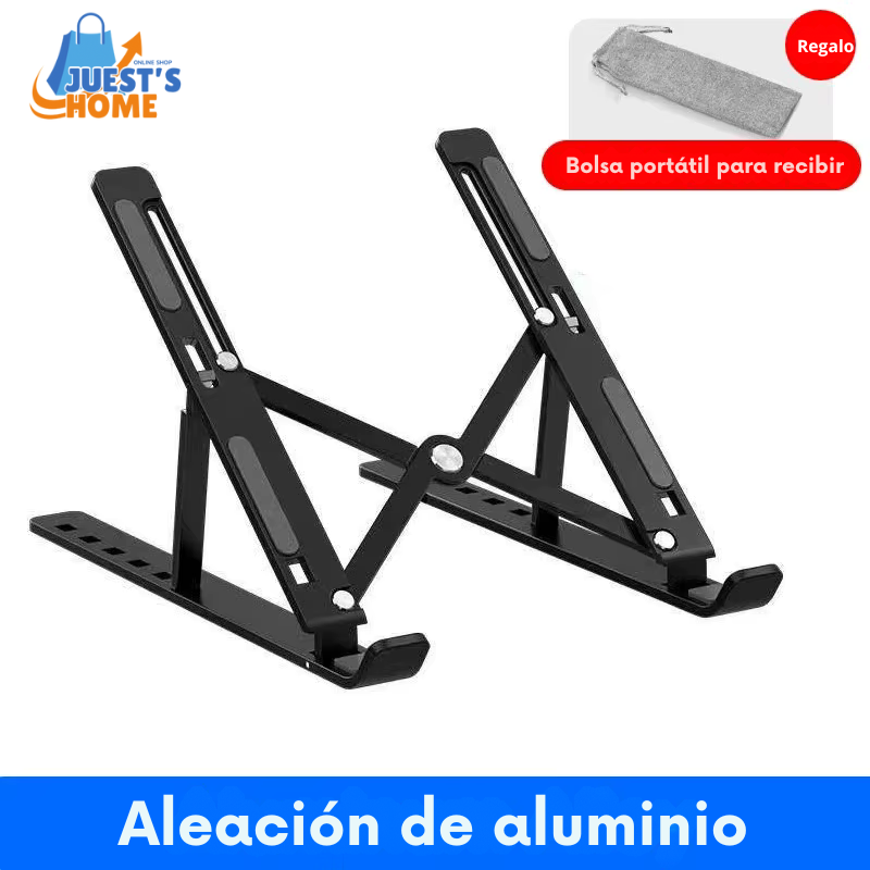 Soporte plegable y ajustable para portátil – Aluminio ligero y portátil