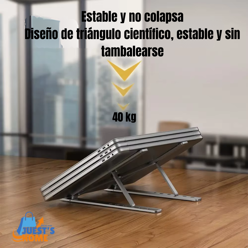 Soporte plegable y ajustable para portátil – Aluminio ligero y portátil