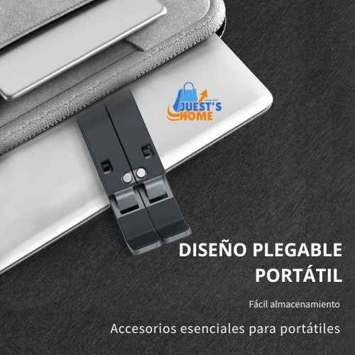 Soporte plegable y ajustable para portátil – Aluminio ligero y portátil