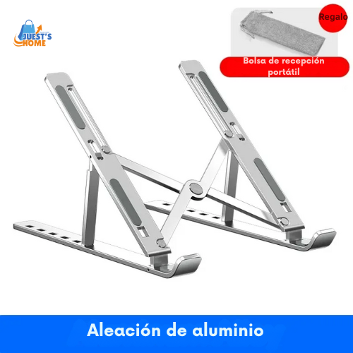 Soporte plegable y ajustable para portátil – Aluminio ligero y portátil