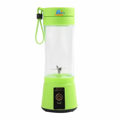 Batidora portátil USB recargable – 6 cuchillas de acero inoxidable, 380 ml
