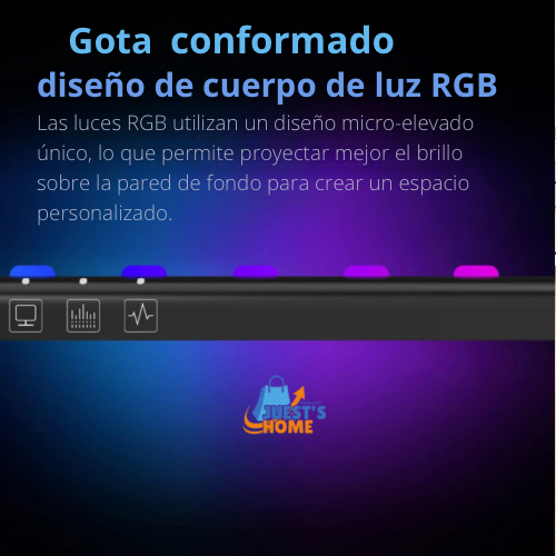 Barra de Luz LED para Monitor VENUSWING RGB – Iluminación Regulable y Modo Música