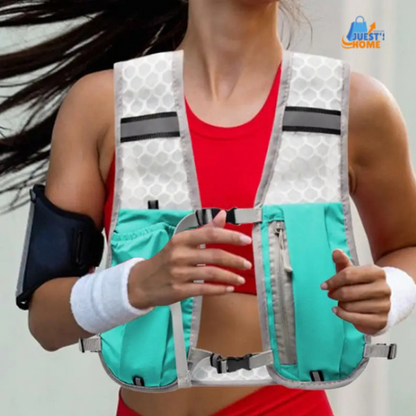 Chaleco Deportivo Ultraligero de Hidratación – Transpirable y Reflectante