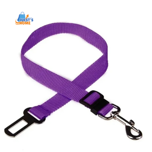 Cinturón de Seguridad Ajustable para Perros – Nylon Resistente y Enganche Rápido