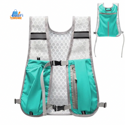 Chaleco Deportivo Ultraligero de Hidratación – Transpirable y Reflectante