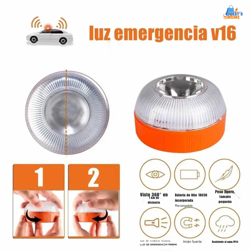 Luz de Emergencia LED V16