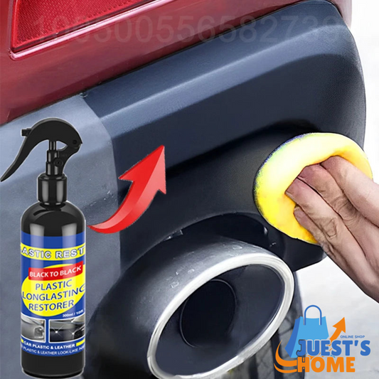 Restaurador de Plásticos y Cuero para Coche – Efecto Negro Brillante