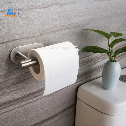 Soporte Adhesivo para Papel Higiénico – Acero Inoxidable sin Taladros