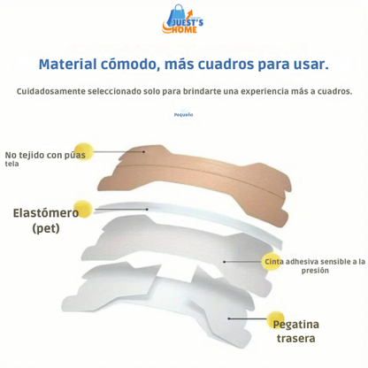 30 tiras nasales deportivas con adhesión mejorada – Diseño transpirable y cómodo para deporte y descanso