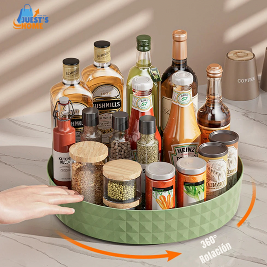 Organizador Giratorio 360° – Estante de Almacenamiento para Cocina o Cosméticos
