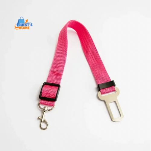 Cinturón de Seguridad Ajustable para Perros – Nylon Resistente y Enganche Rápido