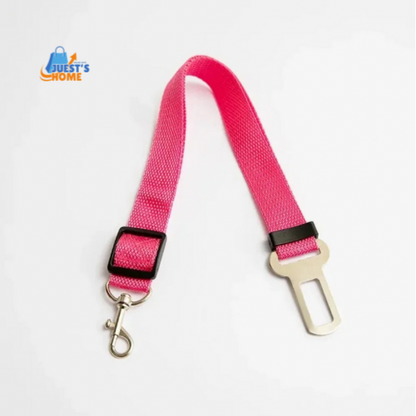 Cinturón de Seguridad Ajustable para Perros – Nylon Resistente y Enganche Rápido