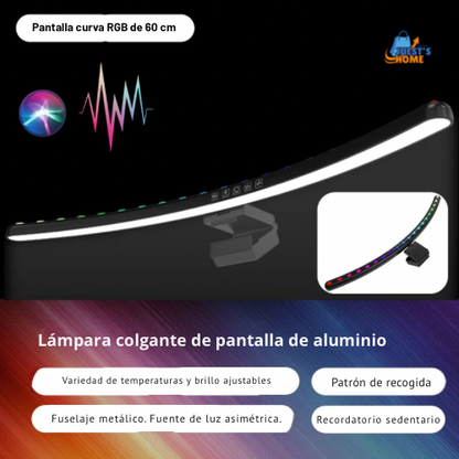 Barra de Luz LED para Monitor VENUSWING RGB – Iluminación Regulable y Modo Música