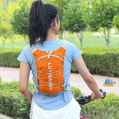 Mochila de Hidratación 2 L Transpirable y Reflectante