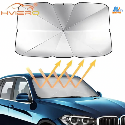 Parasol multifuncional y plegable para coche