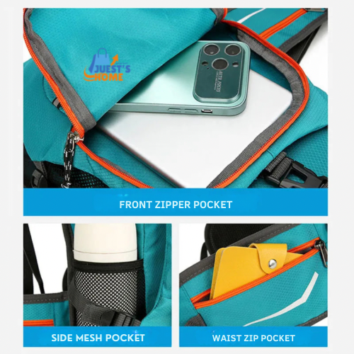 Mochila Deportiva Outdoor Impermeable con Franjas Reflectantes