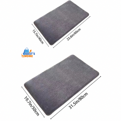 Alfombra Antideslizante de Felpa Coral Superabsorbente