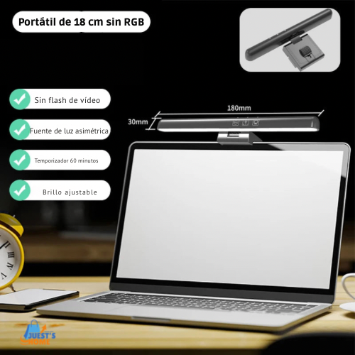 Barra de Luz LED para Monitor VENUSWING RGB – Iluminación Regulable y Modo Música