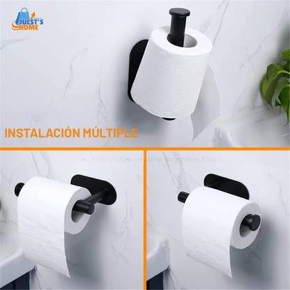 Soporte Adhesivo para Papel Higiénico – Acero Inoxidable sin Taladros