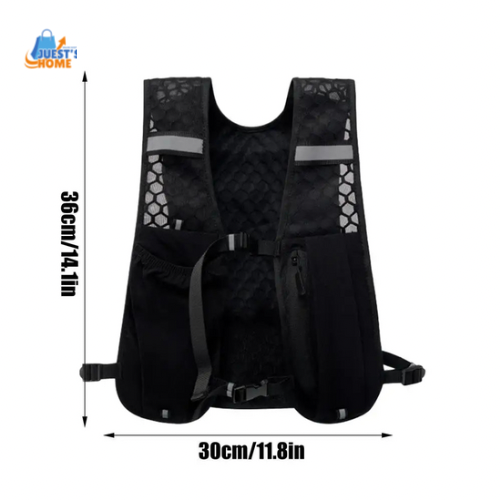 Chaleco Deportivo Ultraligero de Hidratación – Transpirable y Reflectante