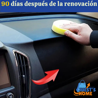 Restaurador de Plásticos y Cuero para Coche – Efecto Negro Brillante