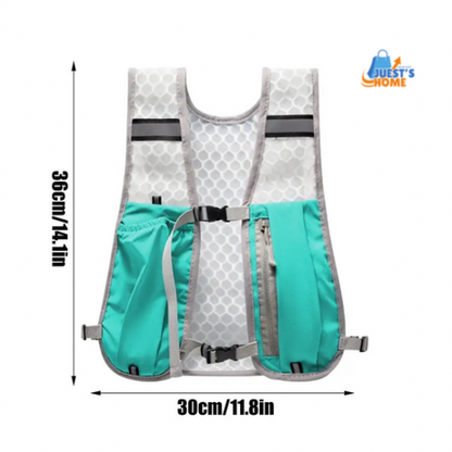 Chaleco Deportivo Ultraligero de Hidratación – Transpirable y Reflectante