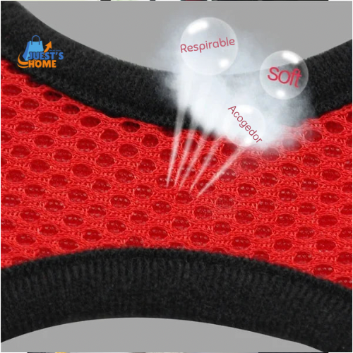 Arnés y Correa Transpirable para Gatos y Perros Pequeños – Reflectante y Ajustable