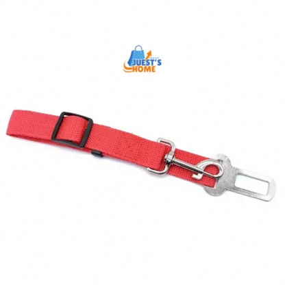 Cinturón de Seguridad Ajustable para Perros – Nylon Resistente y Enganche Rápido