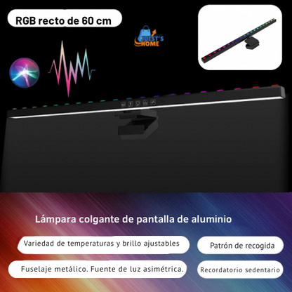 Barra de Luz LED para Monitor VENUSWING RGB – Iluminación Regulable y Modo Música