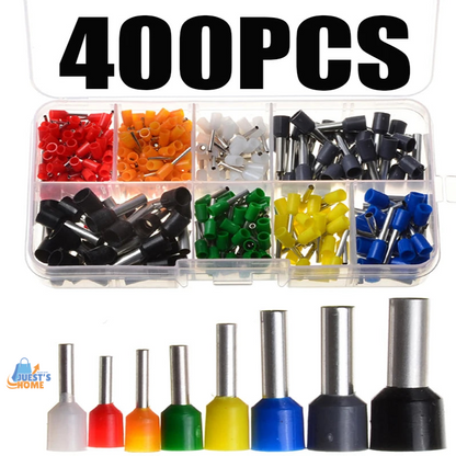 Kit de Terminales Férula + Crimpadora Ajustable – 400 o 2340 piezas