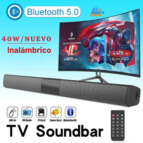 Barra de Sonido Pro+ Bluetooth para Cine en Casa