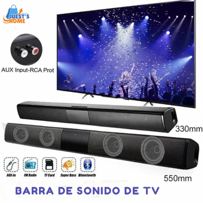 Barra de Sonido Pro+ Bluetooth para Cine en Casa