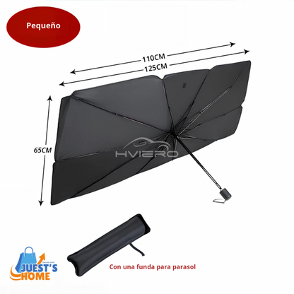 Parasol multifuncional y plegable para coche