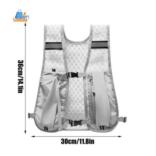 Chaleco Deportivo Ultraligero de Hidratación – Transpirable y Reflectante